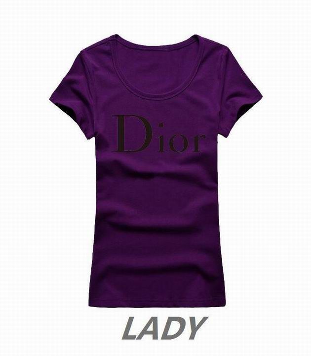 Dior short round collar T woman S-XL-010